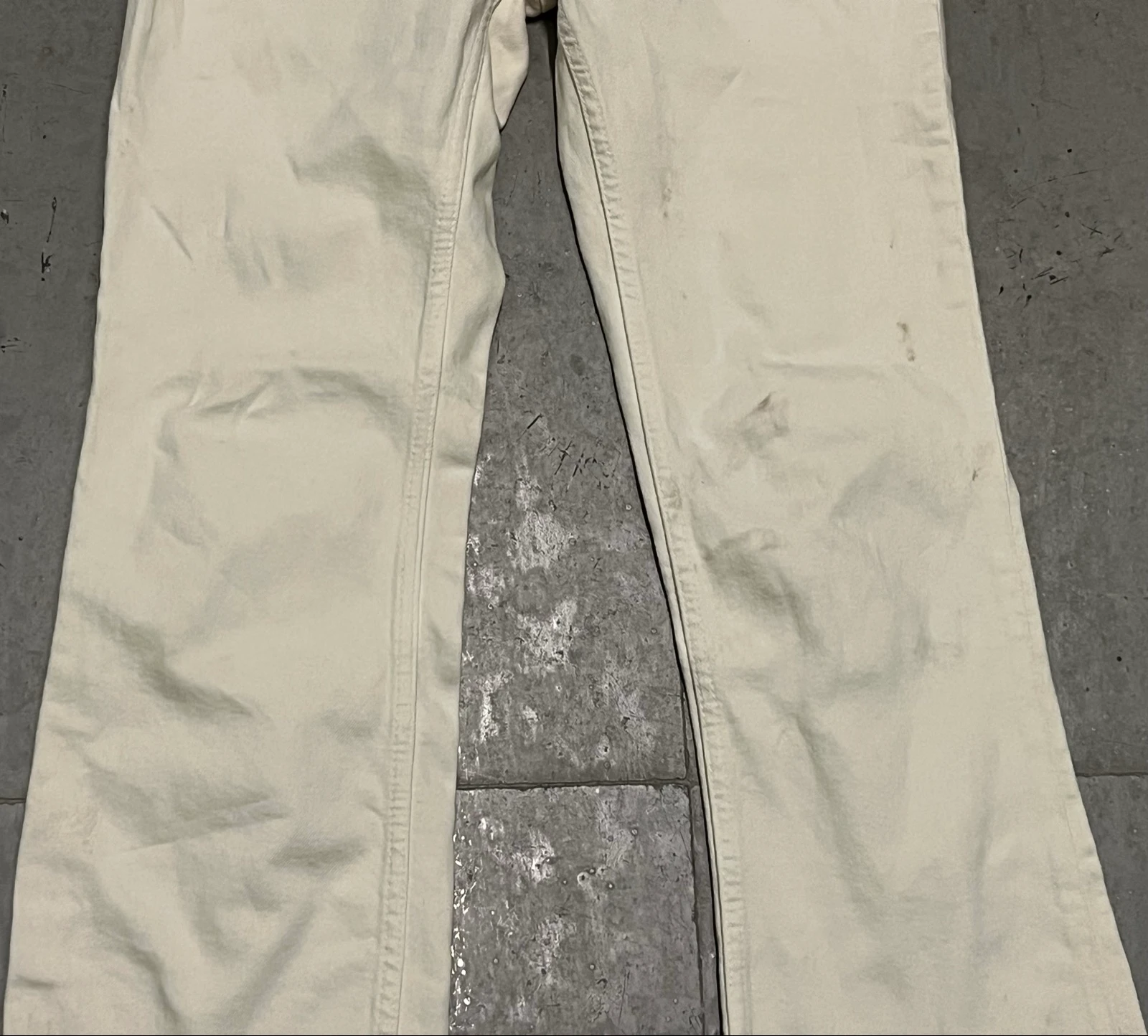 Calça jeans branca desgastada Desi – photo 4